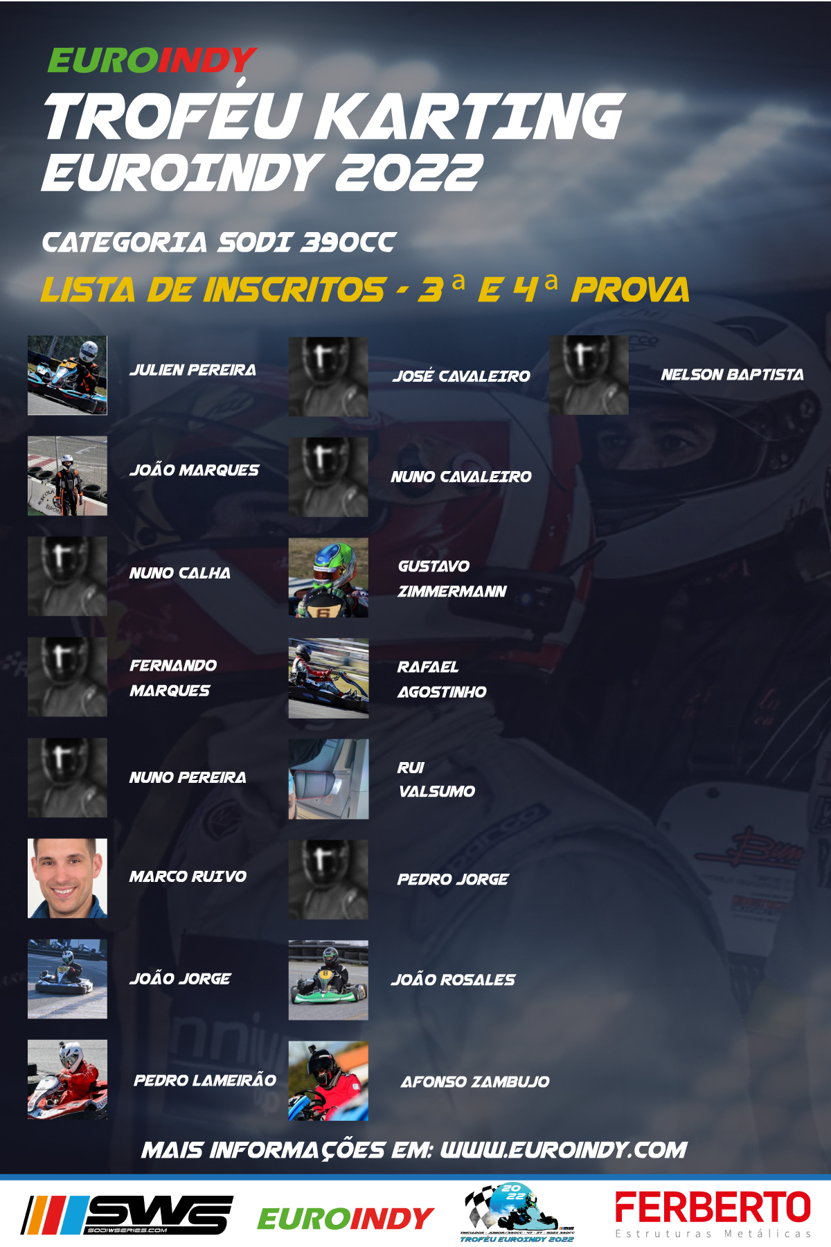 3ª e 4ª Prova Troféu Karting Euroindy 2022
