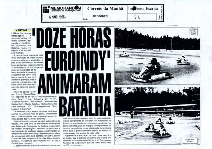 Imprensa escrita de 19960