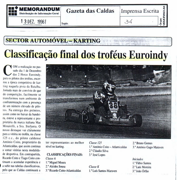 Imprensa escrita de 199612