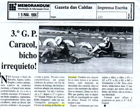 Imprensa escrita de 199614