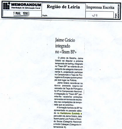 Imprensa escrita de 199623