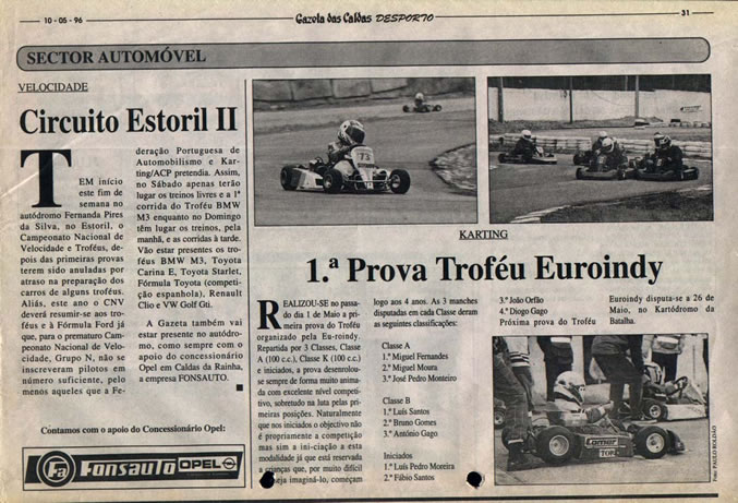 Imprensa escrita de 199625