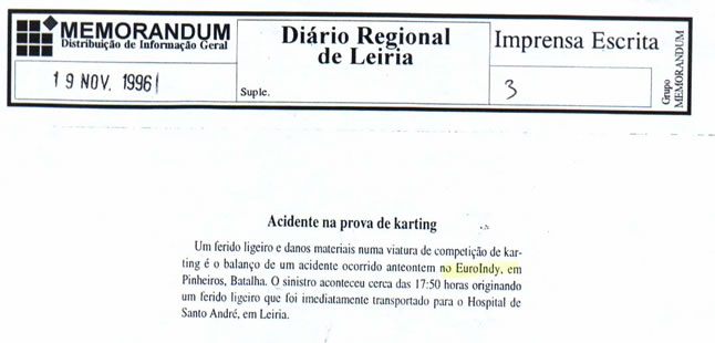 Imprensa escrita de 199634