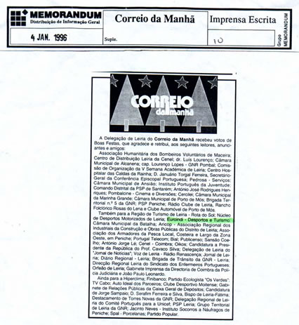 Imprensa escrita de 199643