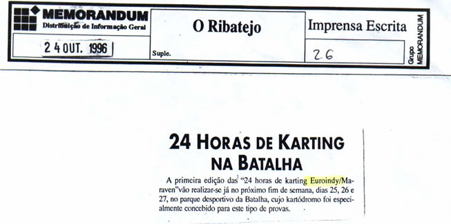 Imprensa escrita de 199649