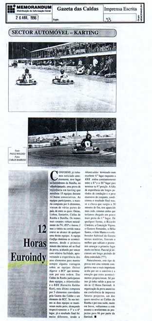 Imprensa escrita de 199653