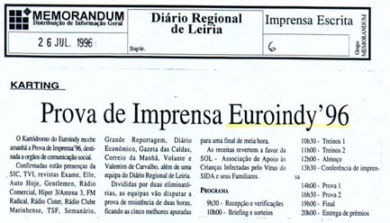 Imprensa escrita de 199654