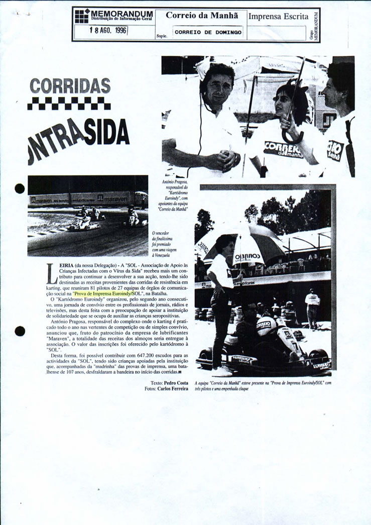Imprensa escrita de 199669