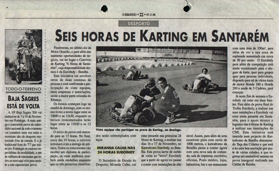 Imprensa escrita de 199674
