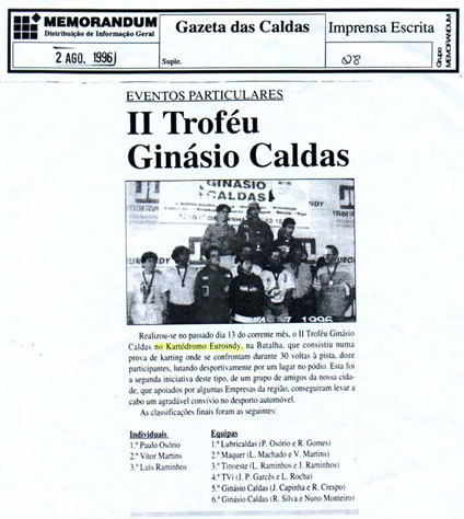 Imprensa escrita de 199676