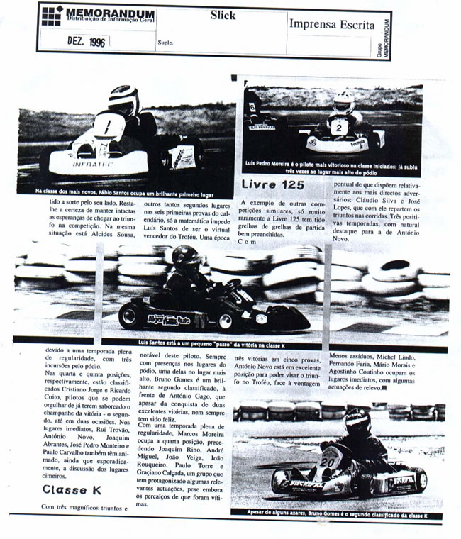 Imprensa escrita de 199688