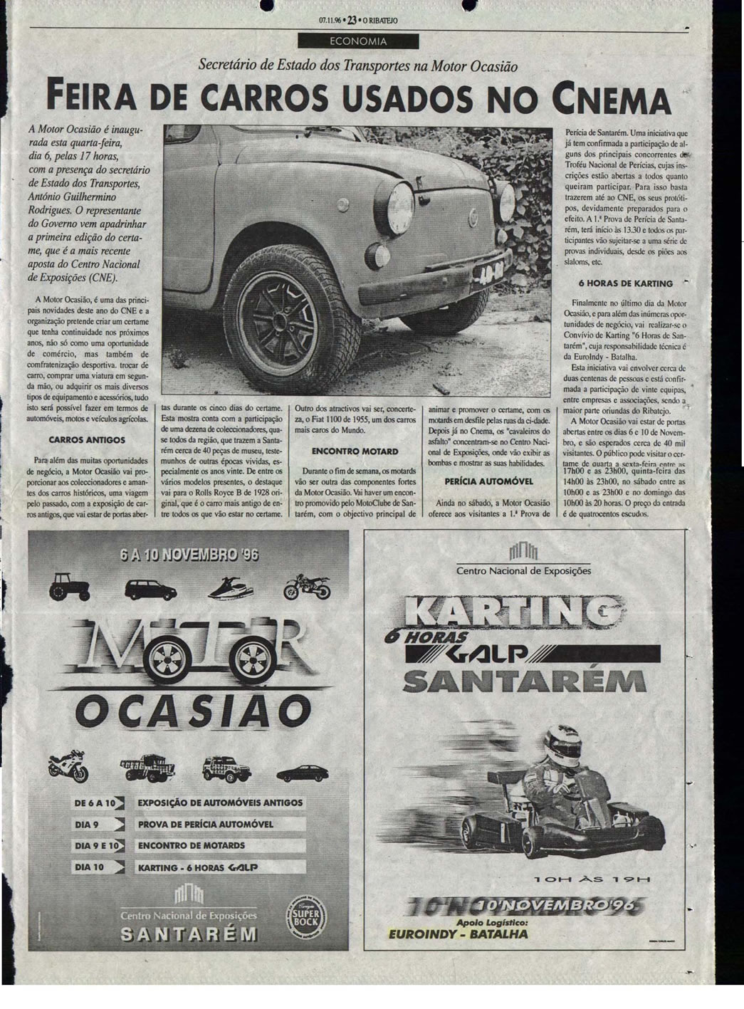 Imprensa escrita de 199694