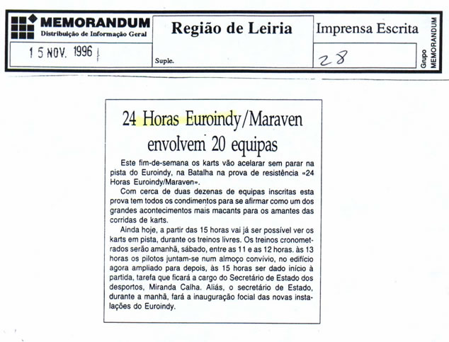 Imprensa escrita de 1996103