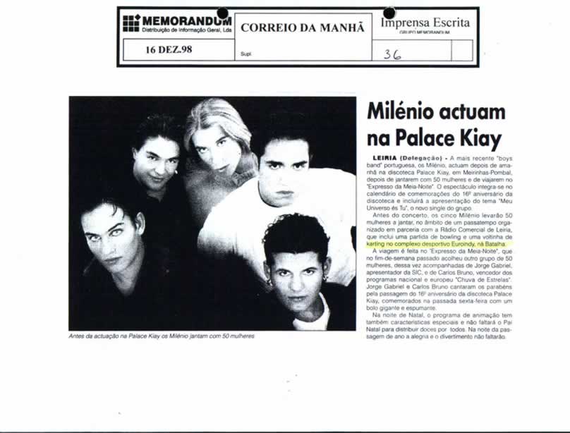 Imprensa escrita de 199811