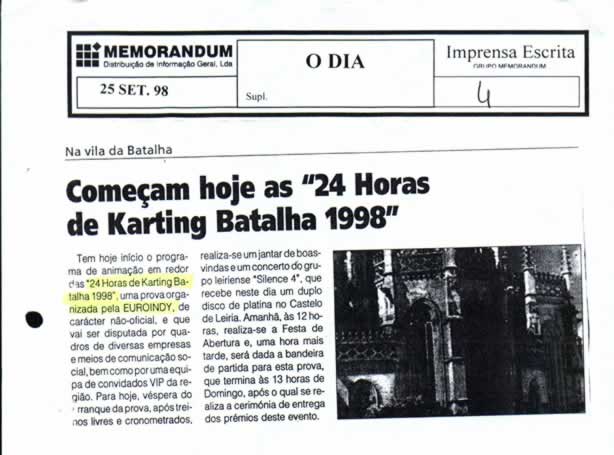 Imprensa escrita de 199832