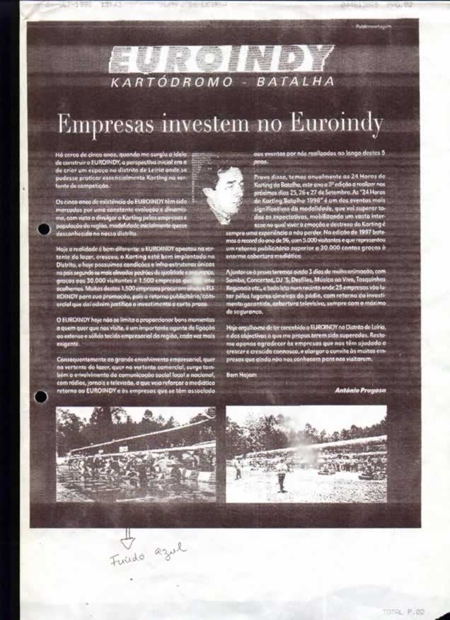 Imprensa escrita de 199850