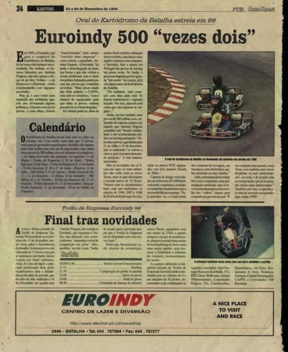 Imprensa escrita de 199860