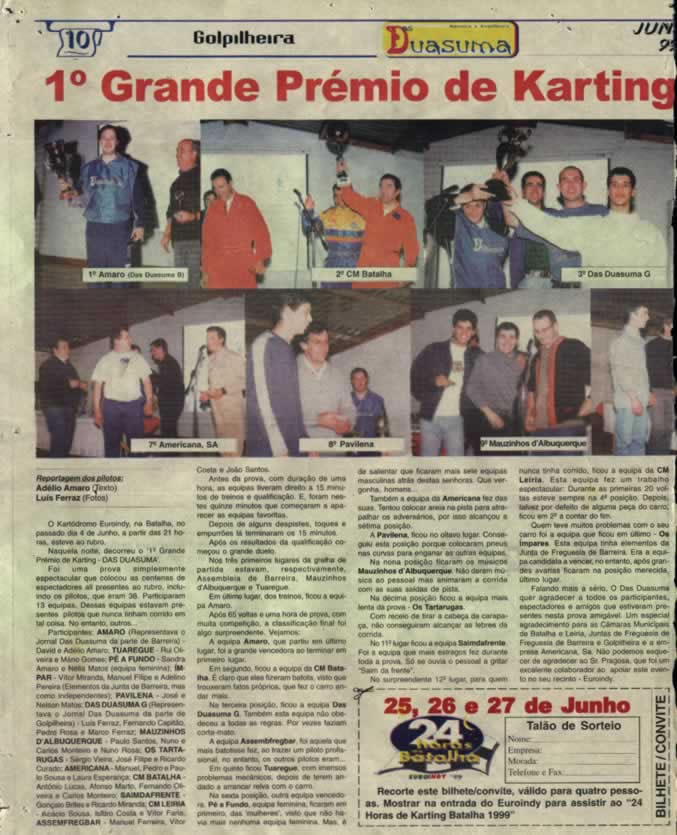 Imprensa escrita de 19998
