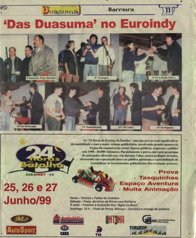 Imprensa escrita de 19999