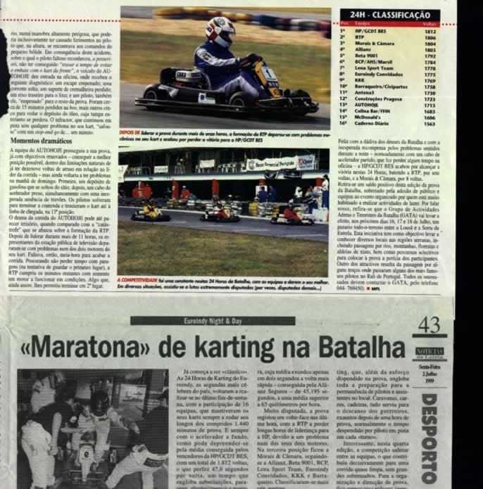 Imprensa escrita de 199913