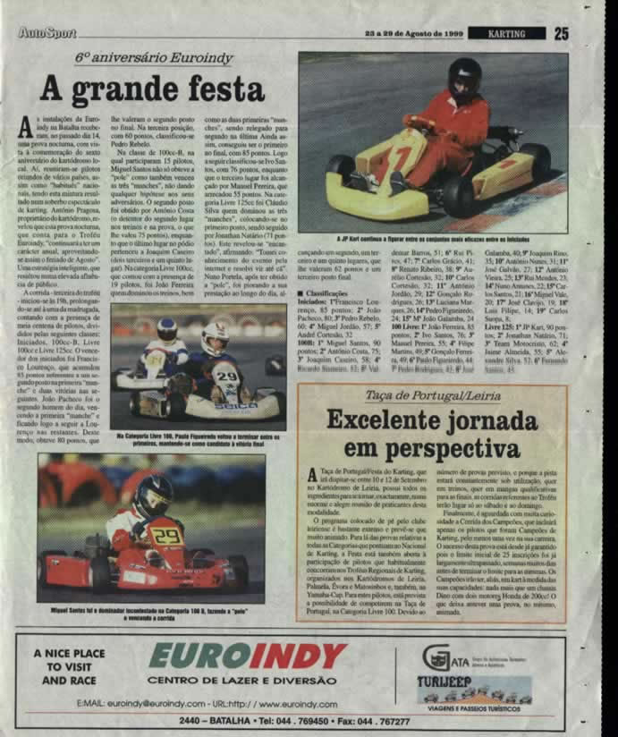 Imprensa escrita de 199915