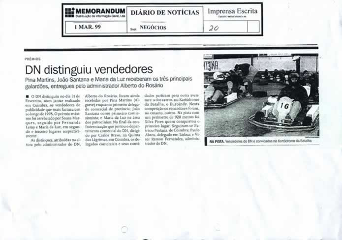 Imprensa escrita de 199918