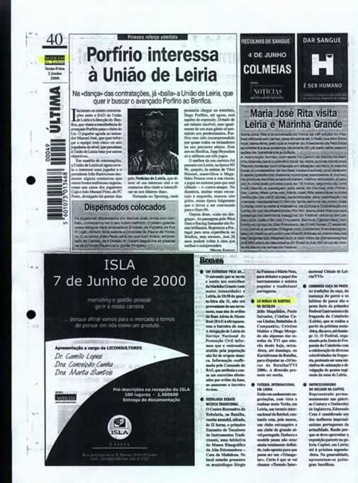Imprensa escrita de 200016