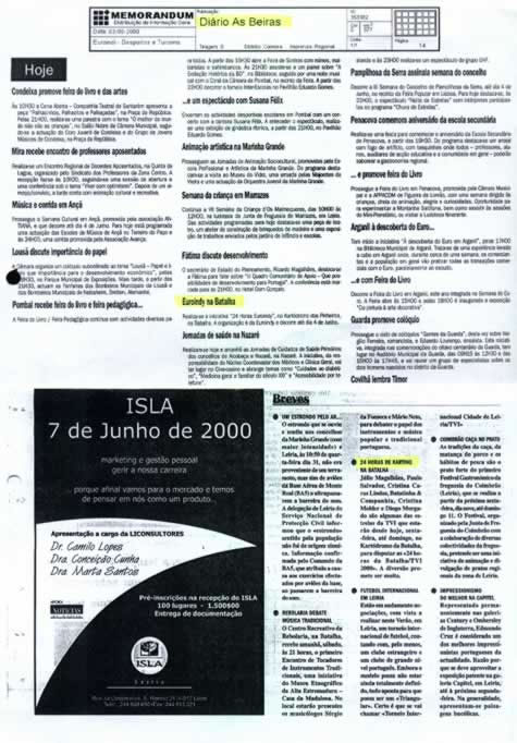 Imprensa escrita de 200018