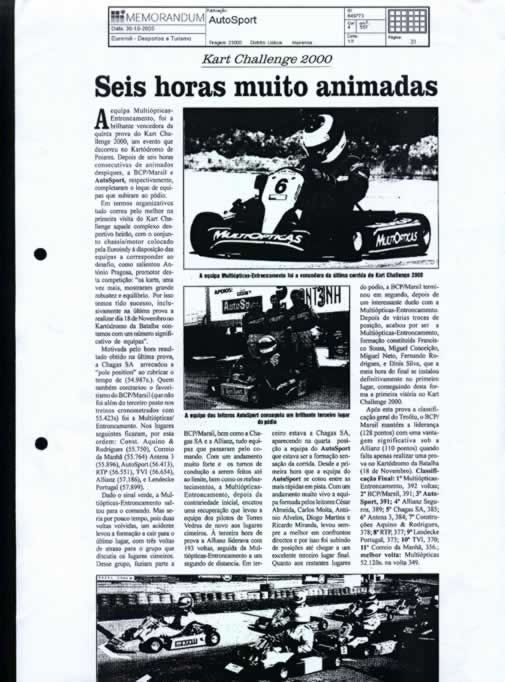 Imprensa escrita de 200036