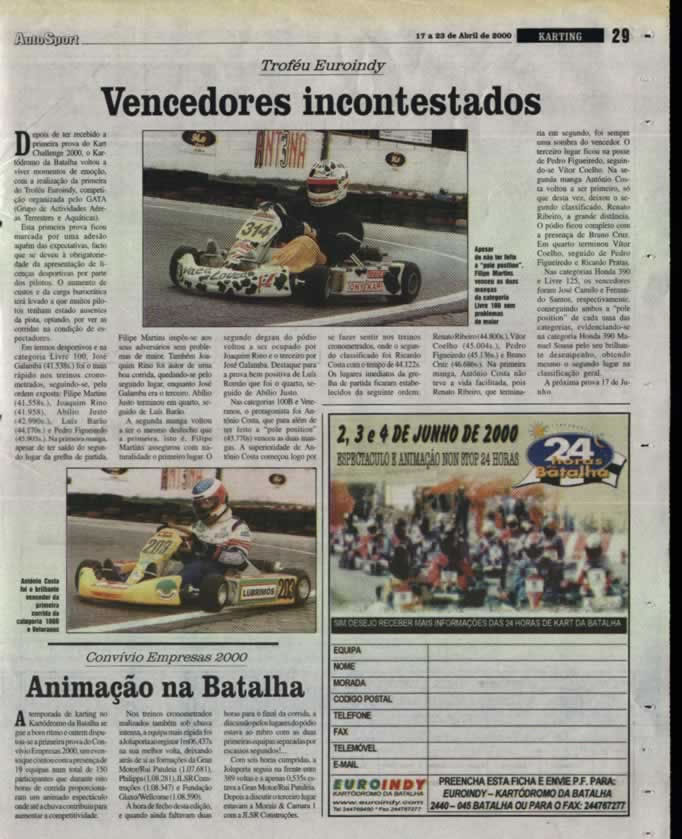 Imprensa escrita de 200047