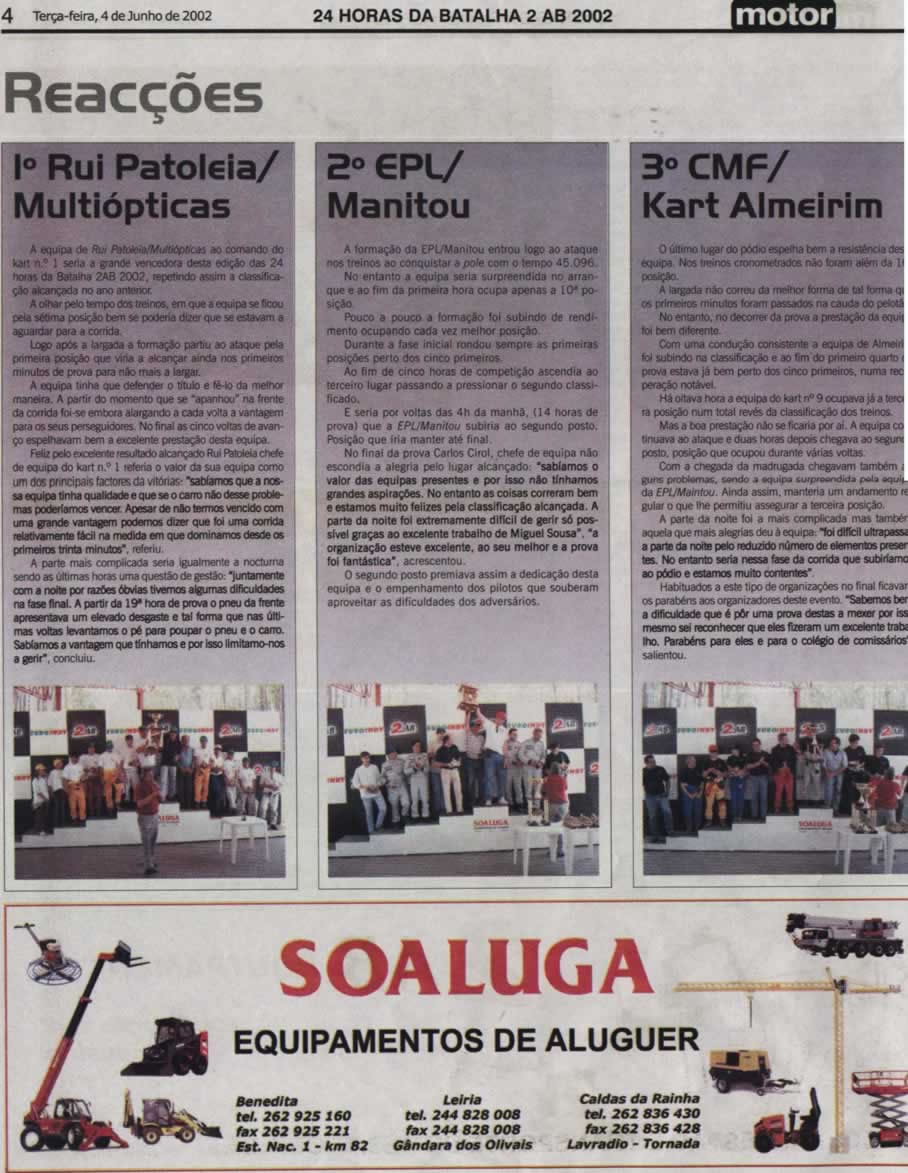Imprensa escrita de 20029