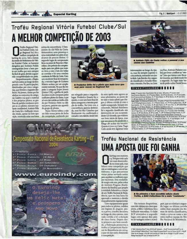 Imprensa escrita de 200315