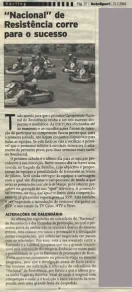 Imprensa escrita de 200410