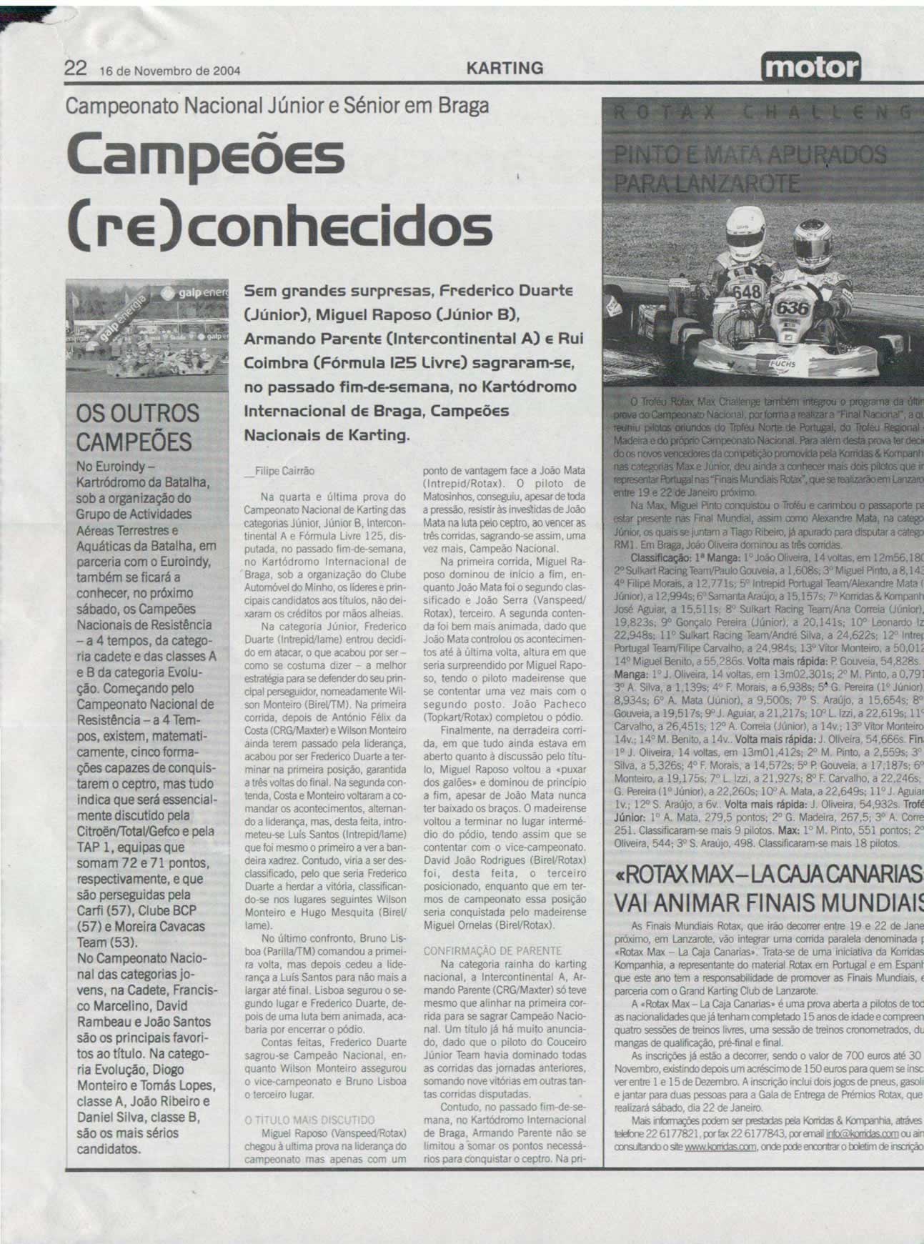 Imprensa escrita de 200427