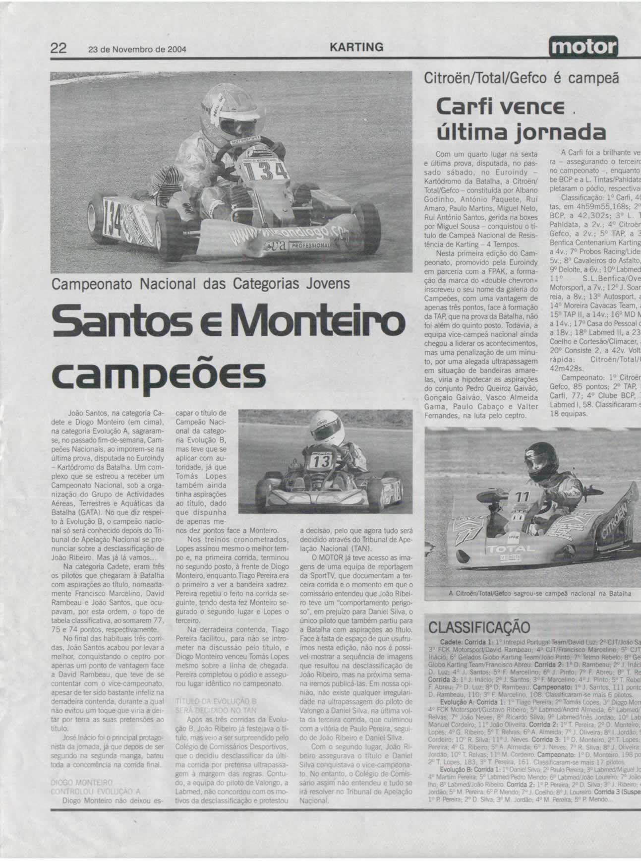 Imprensa escrita de 200437