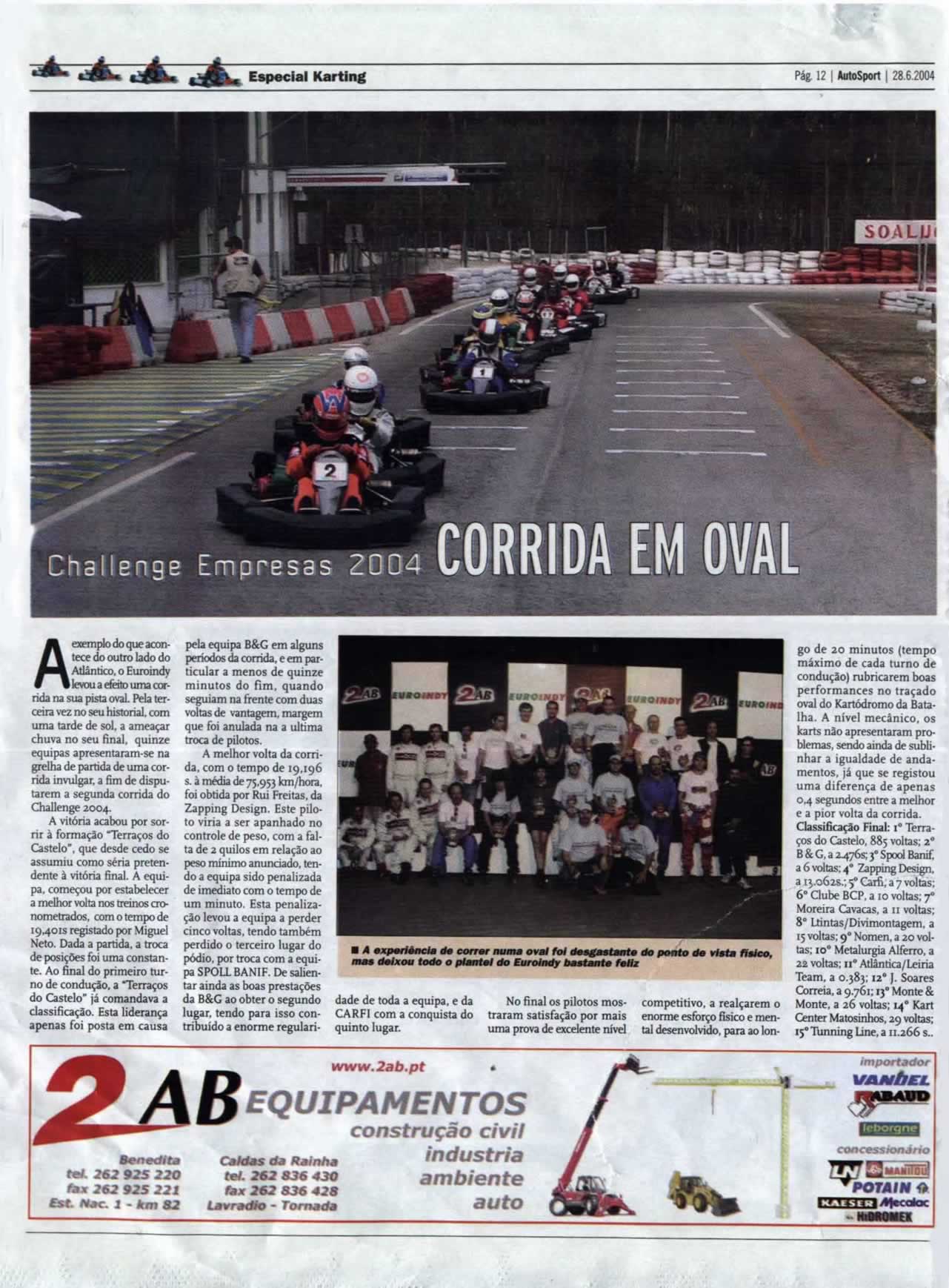 Imprensa escrita de 200441
