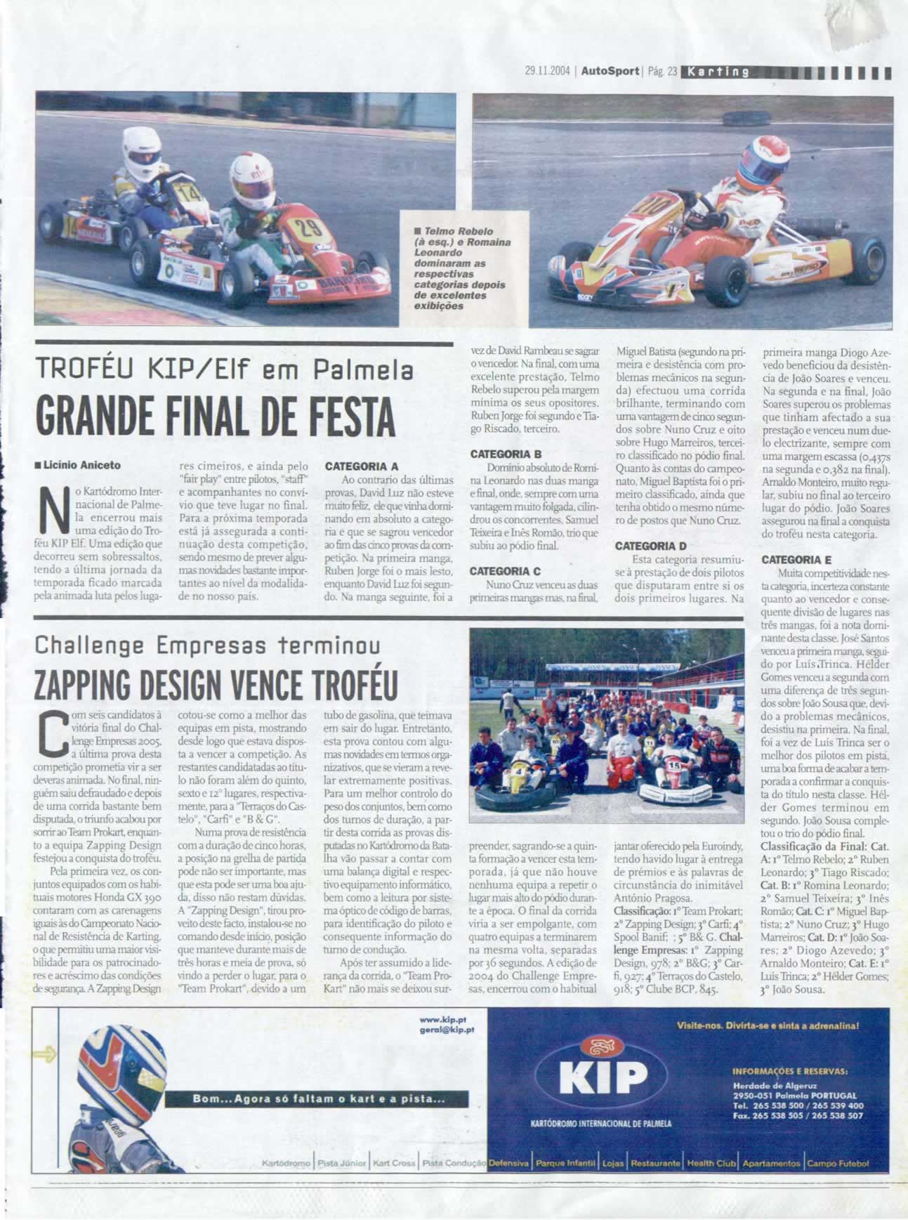 Imprensa escrita de 200442