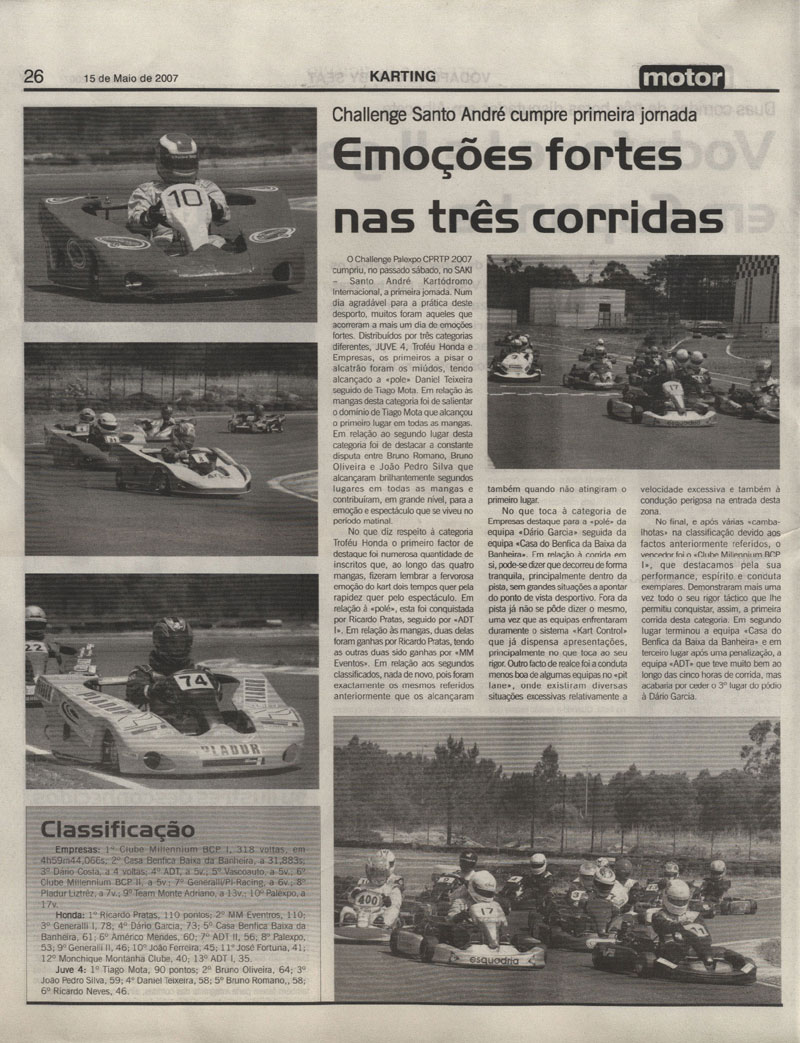 Imprensa escrita de 200713