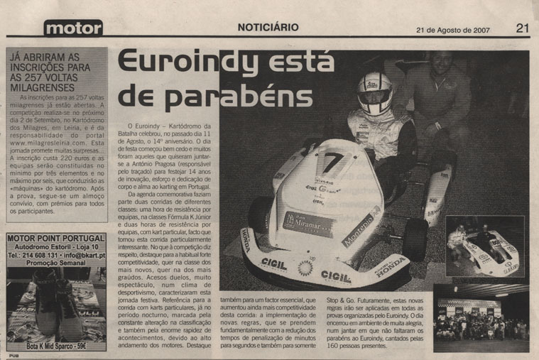 Imprensa escrita de 200721