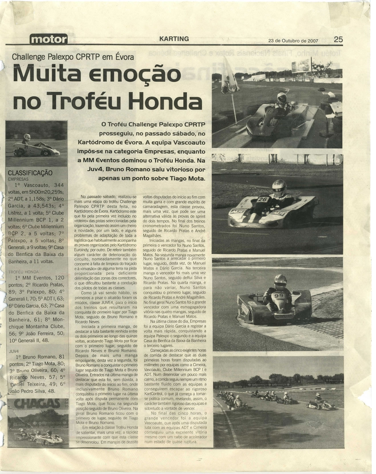 Imprensa escrita de 200722