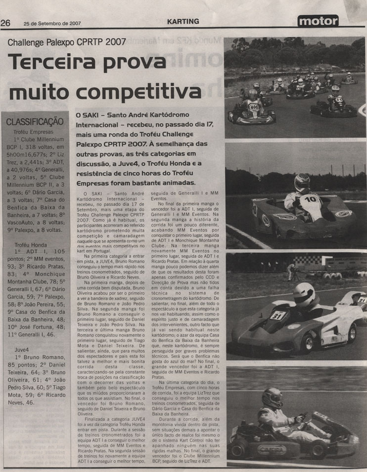 Imprensa escrita de 200725