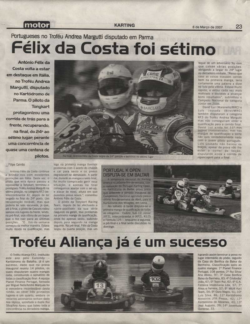 Imprensa escrita de 200734