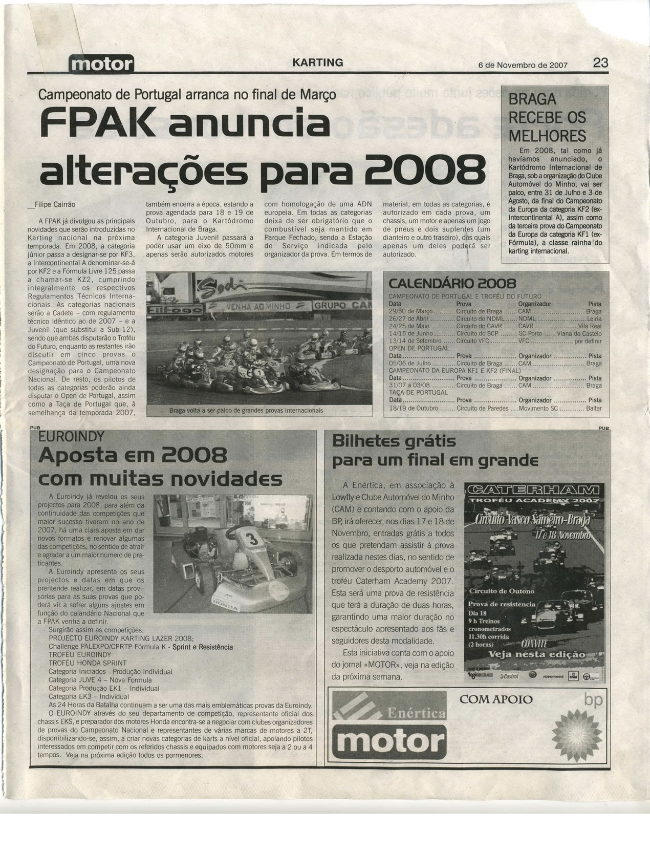 Imprensa escrita de 200735