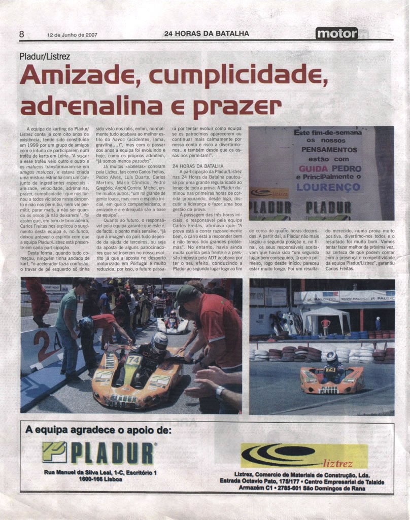 Imprensa escrita de 200744