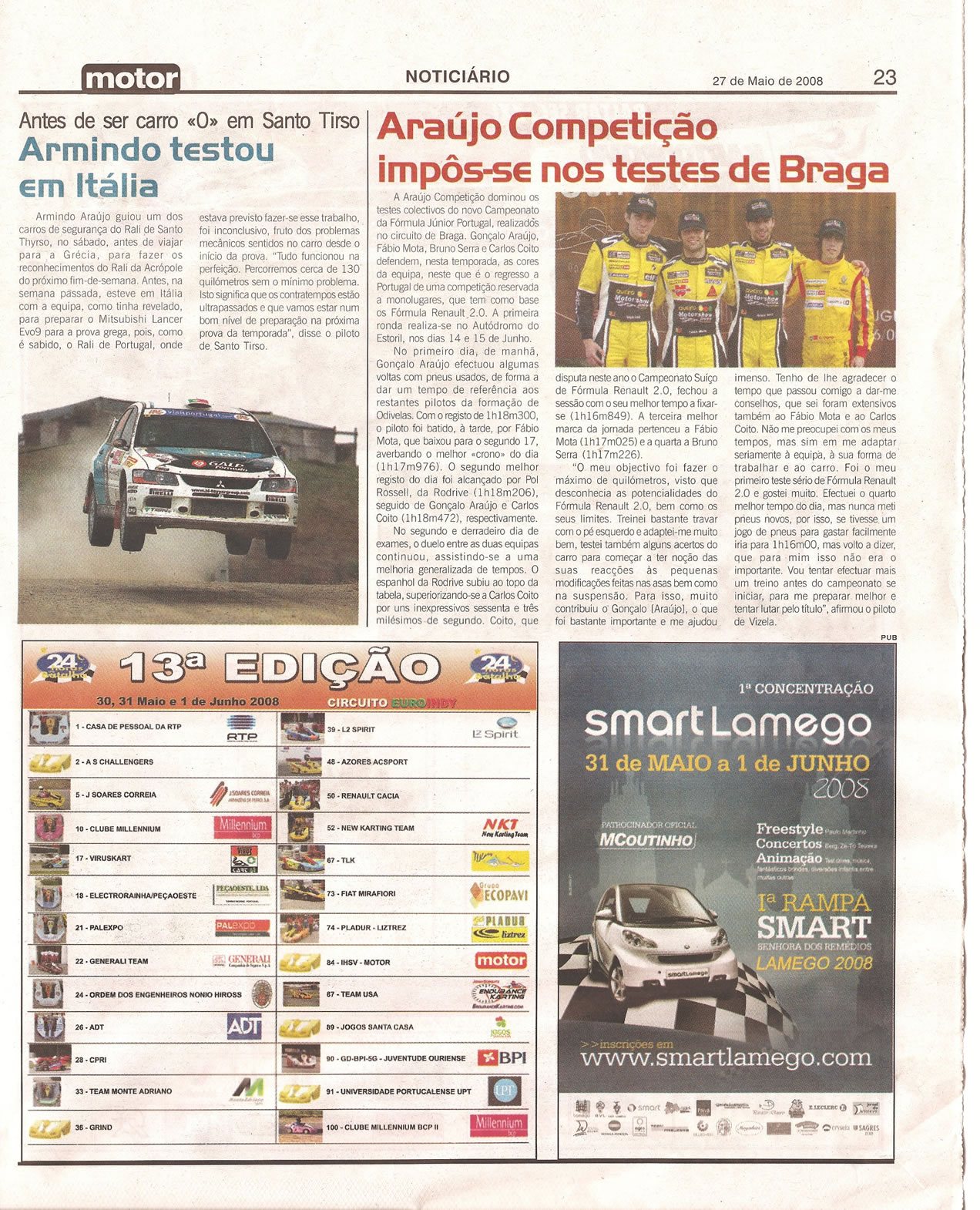 Imprensa escrita de 200712