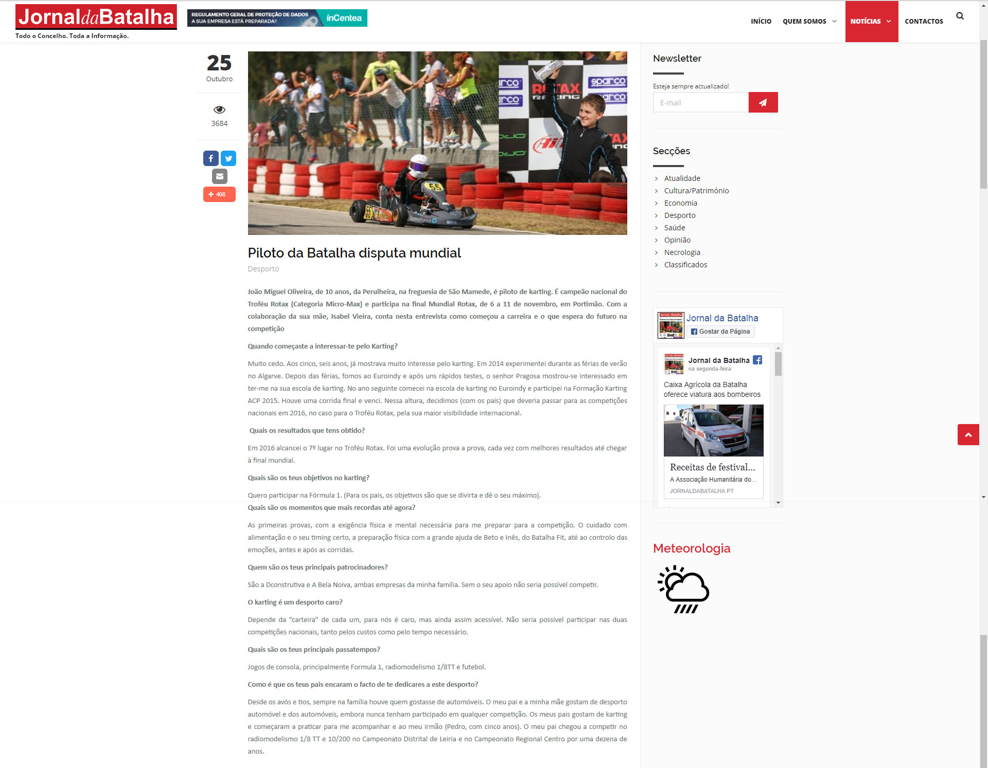 Imprensa escrita de 20171